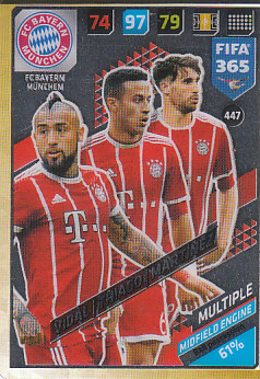 Arturo Vidal / Thiago Alcantara / Javi Martinez Bayern Munchen 2018 FIFA 365 Midfield Engine #447